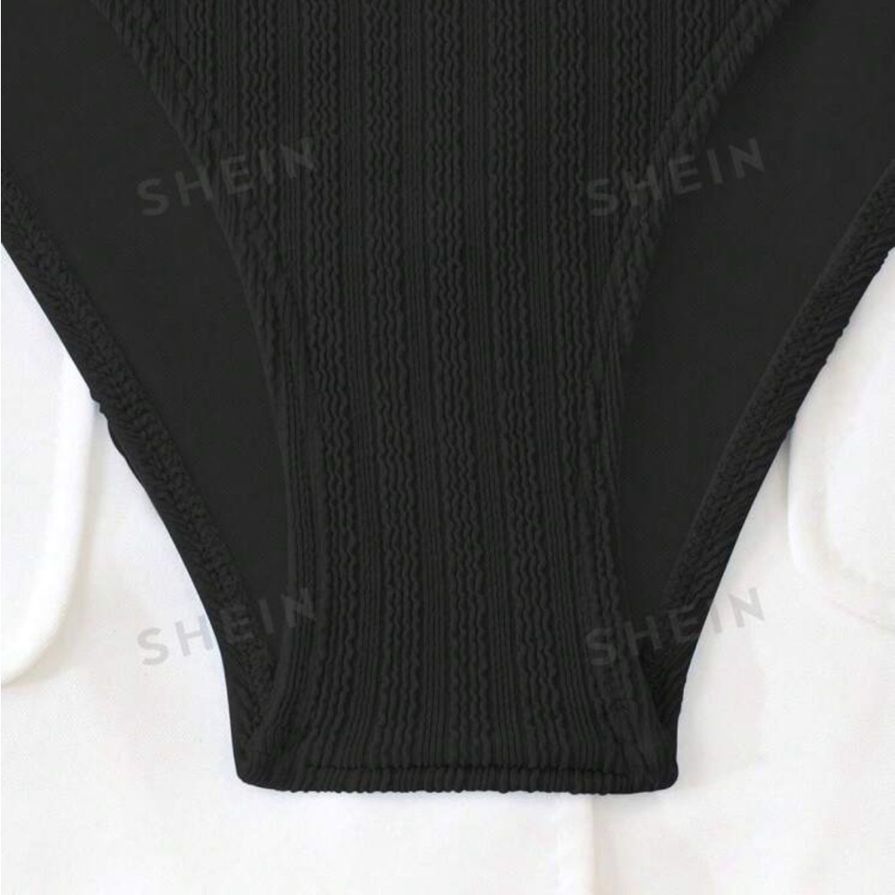 Shein Swim High Waisted Bikini Swimsuit- NWOT- - Picture 3 of 5